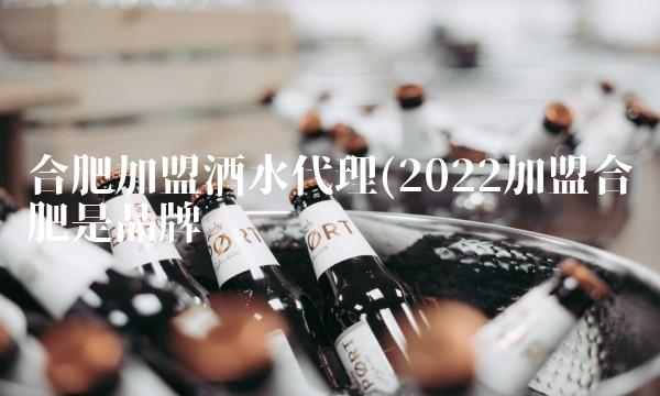 合肥加盟酒水代理(2022加盟合肥是品牌吗